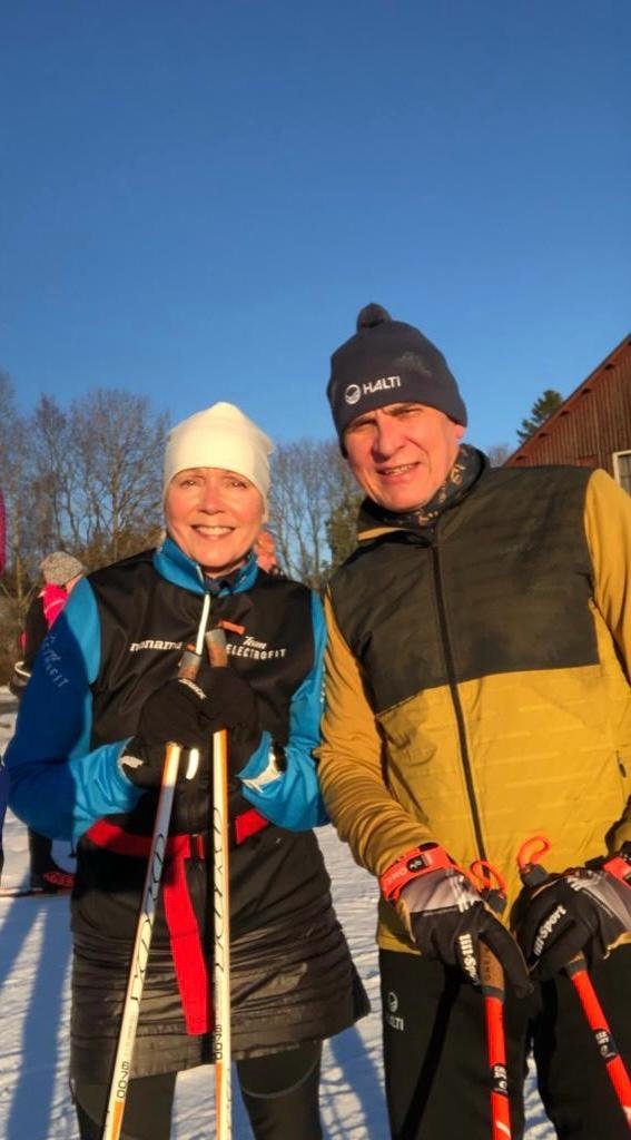 Jarmo “Jamppa” Riskin kanssa treenaamassa Oittaalla.